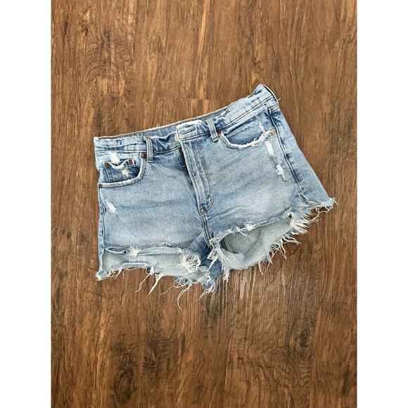 Abercrombie & Fitch The Mom Short High Rise - Picture 1 of 3
